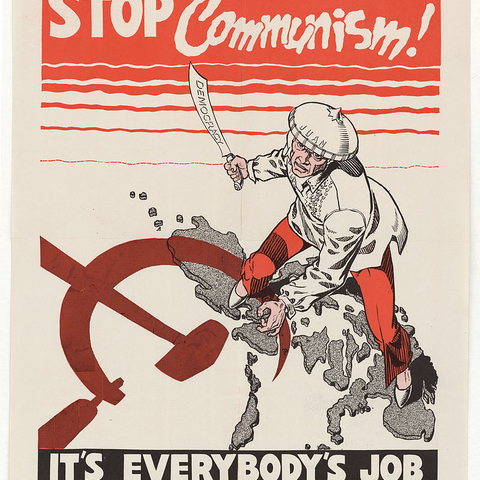 A 1951 U.S. Information Service poster.