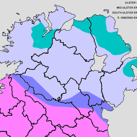 Dialects in Ulster, Northern Ireland.