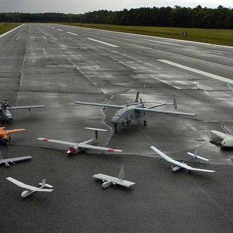 An array of drones.