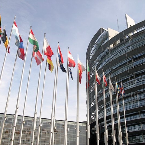 EU Parliament Building.