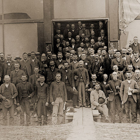 A Populist Party candidate nominating convention in Columbus, Nebraska, in 1890.