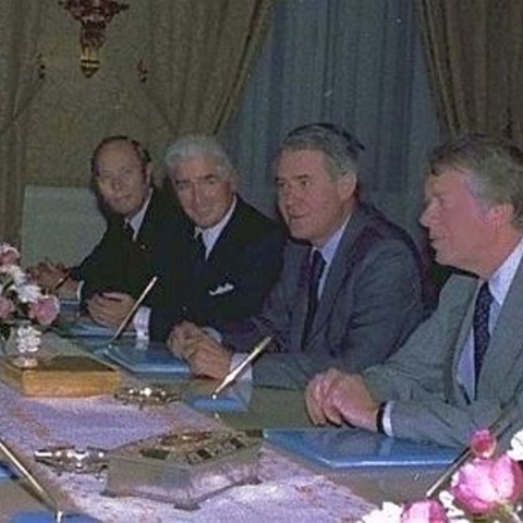 The Shah of Iran meets with U.S. officials.