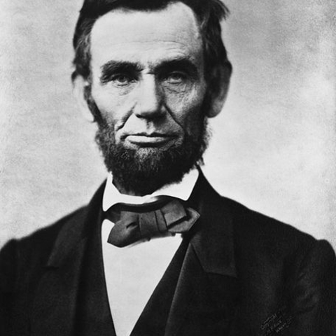 Abraham Lincoln, the first Republican president.