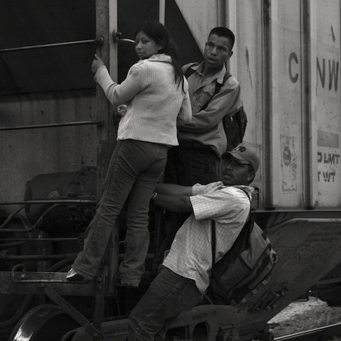 A railway known as La Bestia transports Central American migrants.