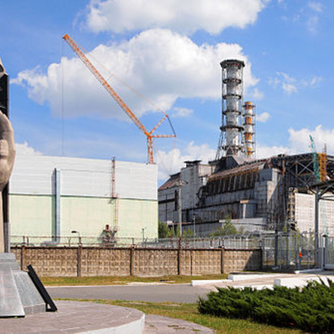 Chernobyl Nuclear Power Plant in Ukraine.