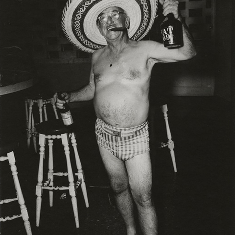 American tourist in Havana, Cuba in 1950.