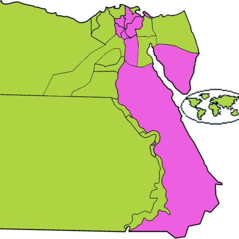 Map showing second-round presidential election results.