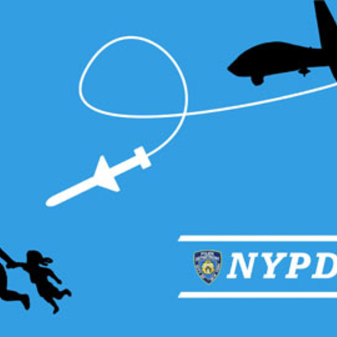 Essam Attia's poster satirizes a domestic drone program.