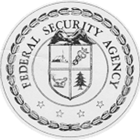 Logo of the Federal Security Agency.