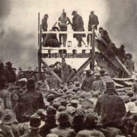 The public hanging of Henry Smith in Paris, Texas.