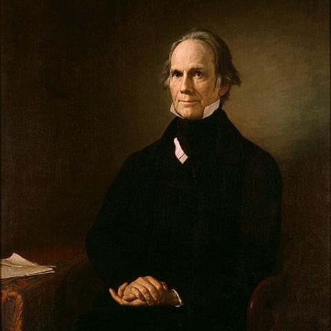 Portrait of Henry Clay by Henry F. Darby, c. 1858.