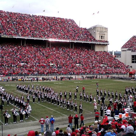 Ohio State’s 'horseshoe' stadium.