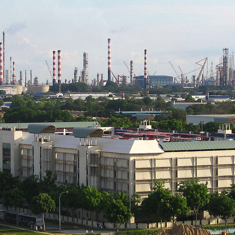 The Jurong Industrial Estate.