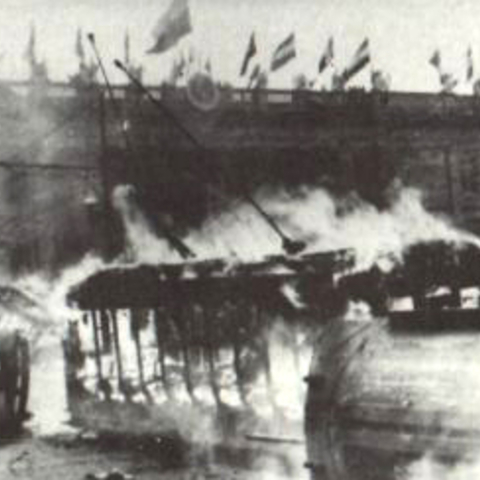 The 1948 riots in Bogotá.