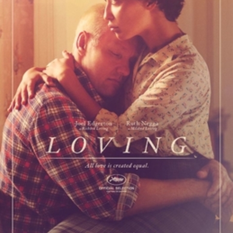 The poster for the 2016 biopic on Richard and Mildred Loving.