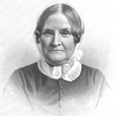 Abolitionist, writer, and women’s rights advocate Lydia Maria Child.