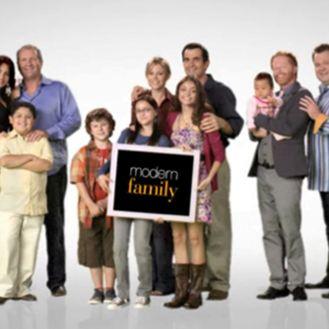 Modern Family television stars.