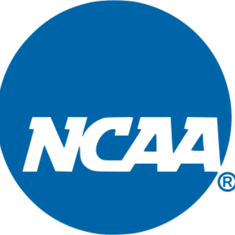 The official logo of the National Collegiate Athletic Association.