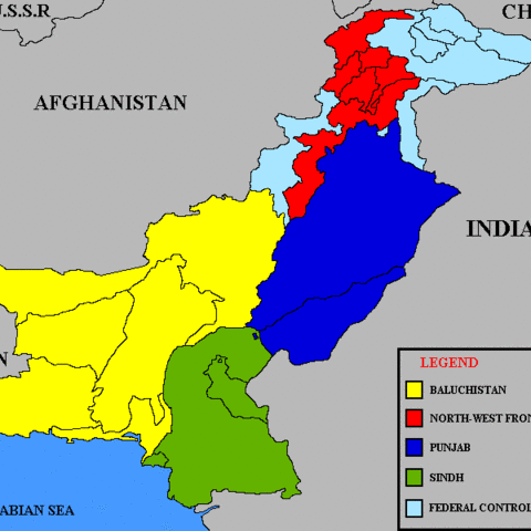 Pakistan’s Provinces as of 1970