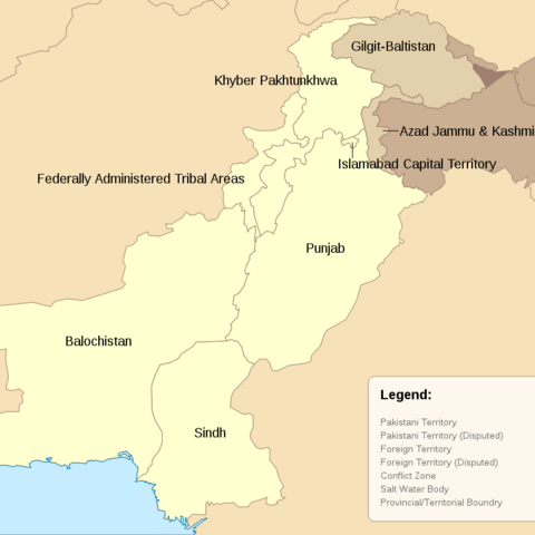 Provinces and Federal Territories of Pakistan
