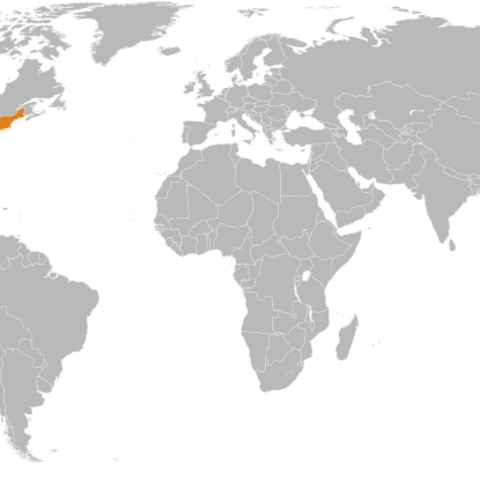 The geographic location of the U.S. and Philippines.