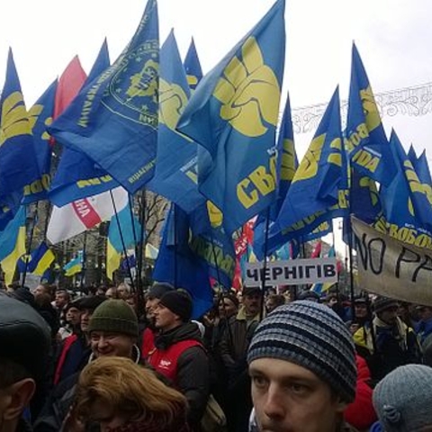 Pro-EU demonstration.