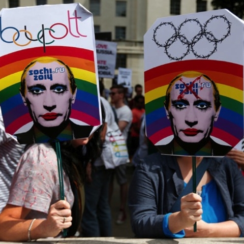 Putin Sochi Olympics Gay Rights
