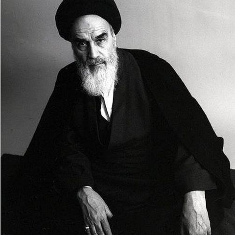 Ayatollah Ruhollah Khomeini.