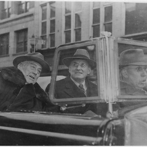 Henry Morgenthau with President Franklin D. Roosevelt.