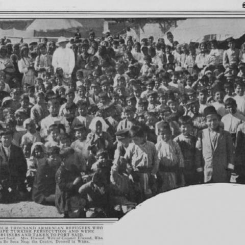 These Armenian children were featured in The New York Times in 1915 after being rescued by the French.