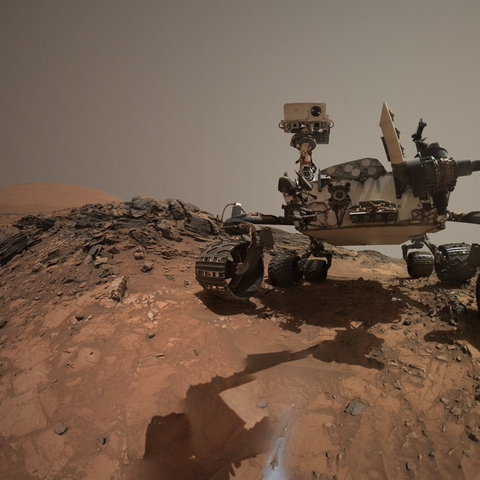 Curiosity, a Mars rover.