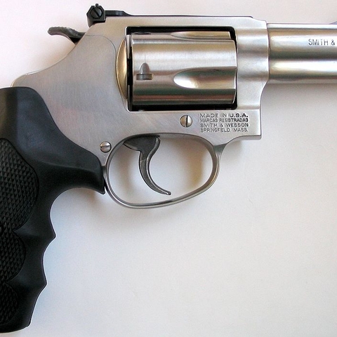 Smith and Wesson Model 60 .38 Special revolver.