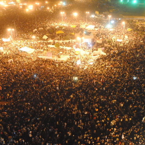 Tahrir Square Protests.