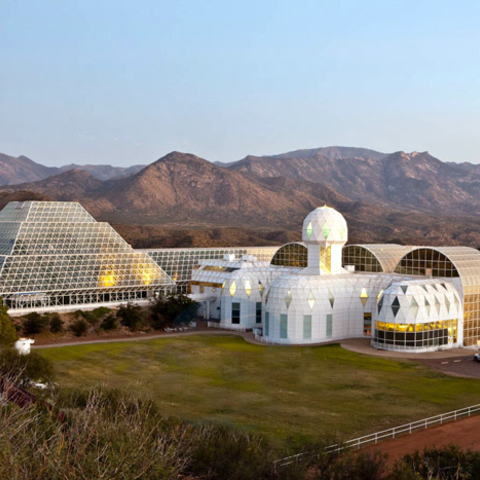 The Biosphere 2 complex is an earth system science research facility near Tucson, AZ.