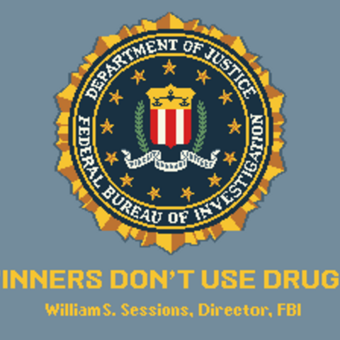 Winners Don't Use Drugs Slogan Campaign.