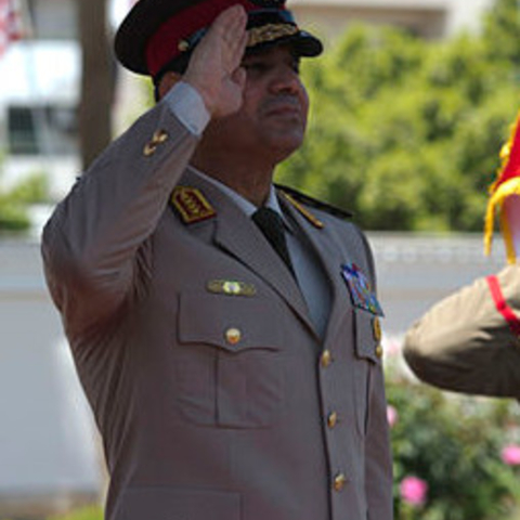 Abdel Fattah al-Sisi.