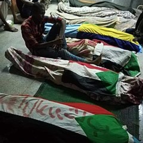 Victims of the Khartoum massacre in June 2019.