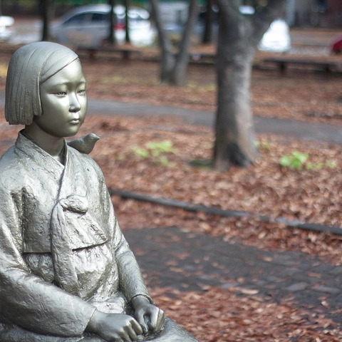 One of the dozens of statues dedicated to Comfort Women around the world.