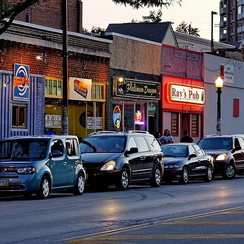 Highland Square in Akron, OH is considered the city's gay neighborhood.
