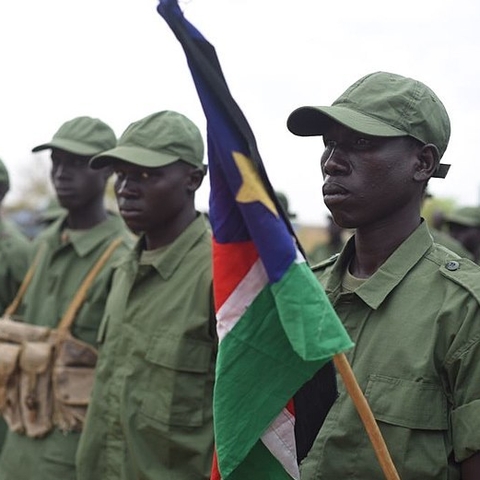 Soldiers of the Sudan People’s Liberation Movement-in-Opposition.