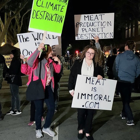 Activists in California.
