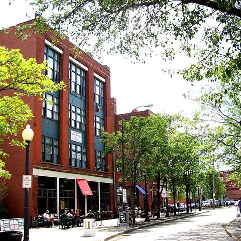 The south side of Market Street in Ohio City.