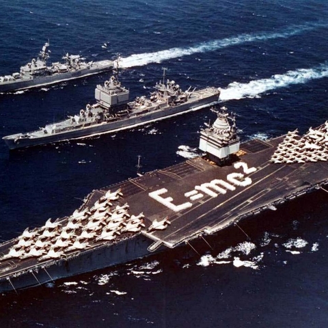 Three U.S. nuclear-powered ships.