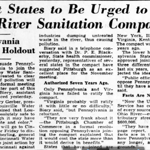 This is a 1944 article from the Courier-Journal in Louisville, Kentucky.