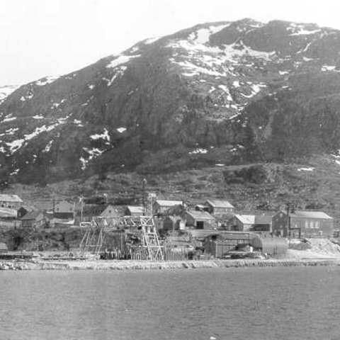 The cryolite mine in Ivittuut, Greenland.