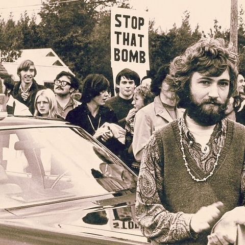 A 1965 Greenpeace protest.