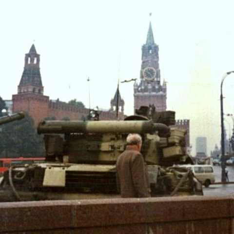 Tanks in Moscow's Red Square.
