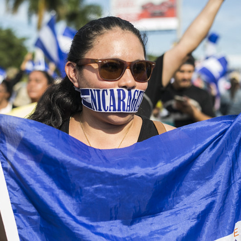 Nicaraguan Protester.