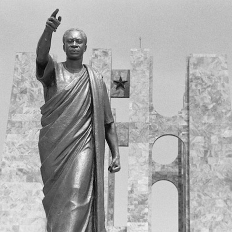 The mausoleum of former Prime Minister Kwame Nkrumah in Ghana.