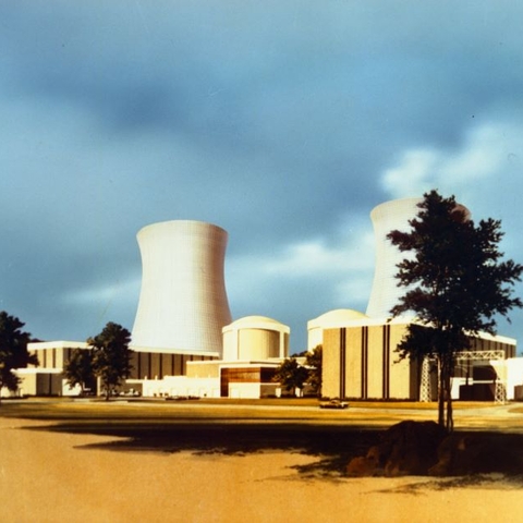 An image of a nuclear power plant in the United States.